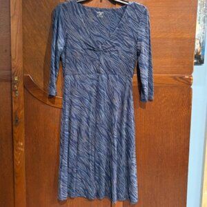 Horny Toad Rosalinda dress, size small, Bellflower
